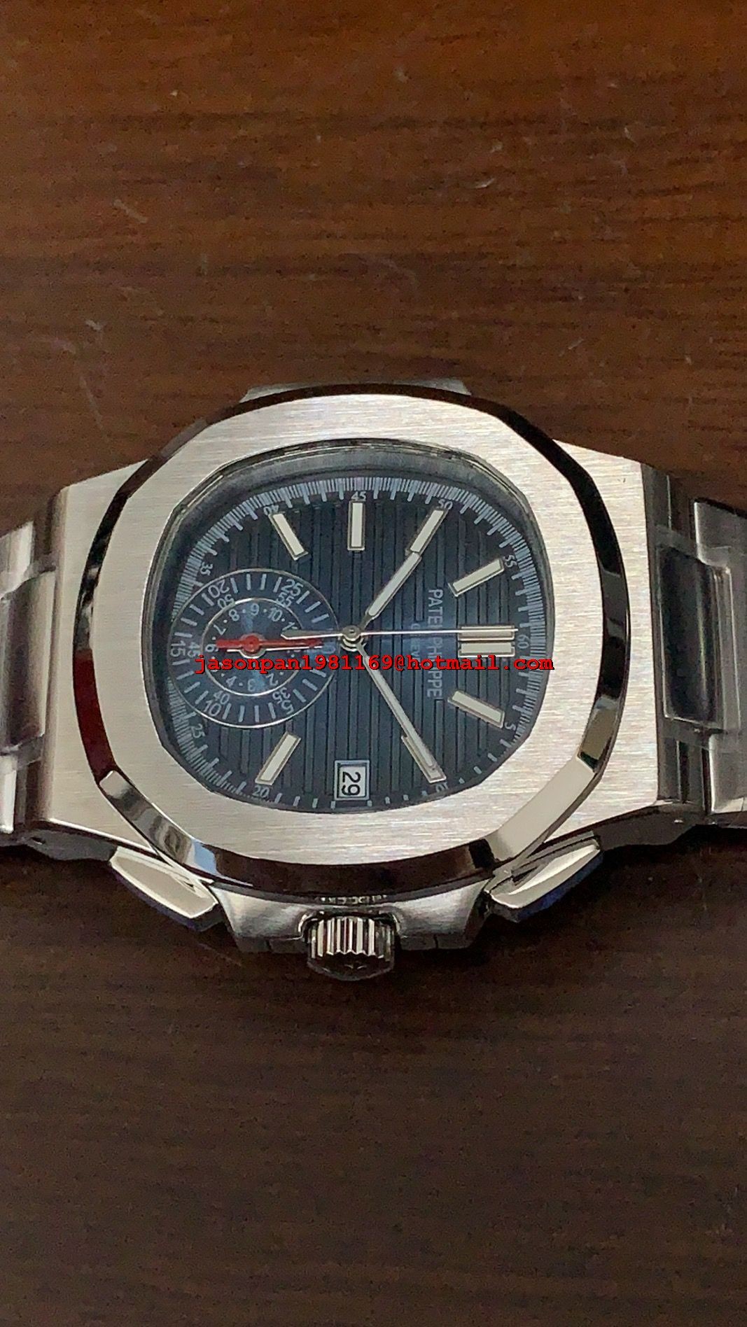 patek philippe blue face nautilus