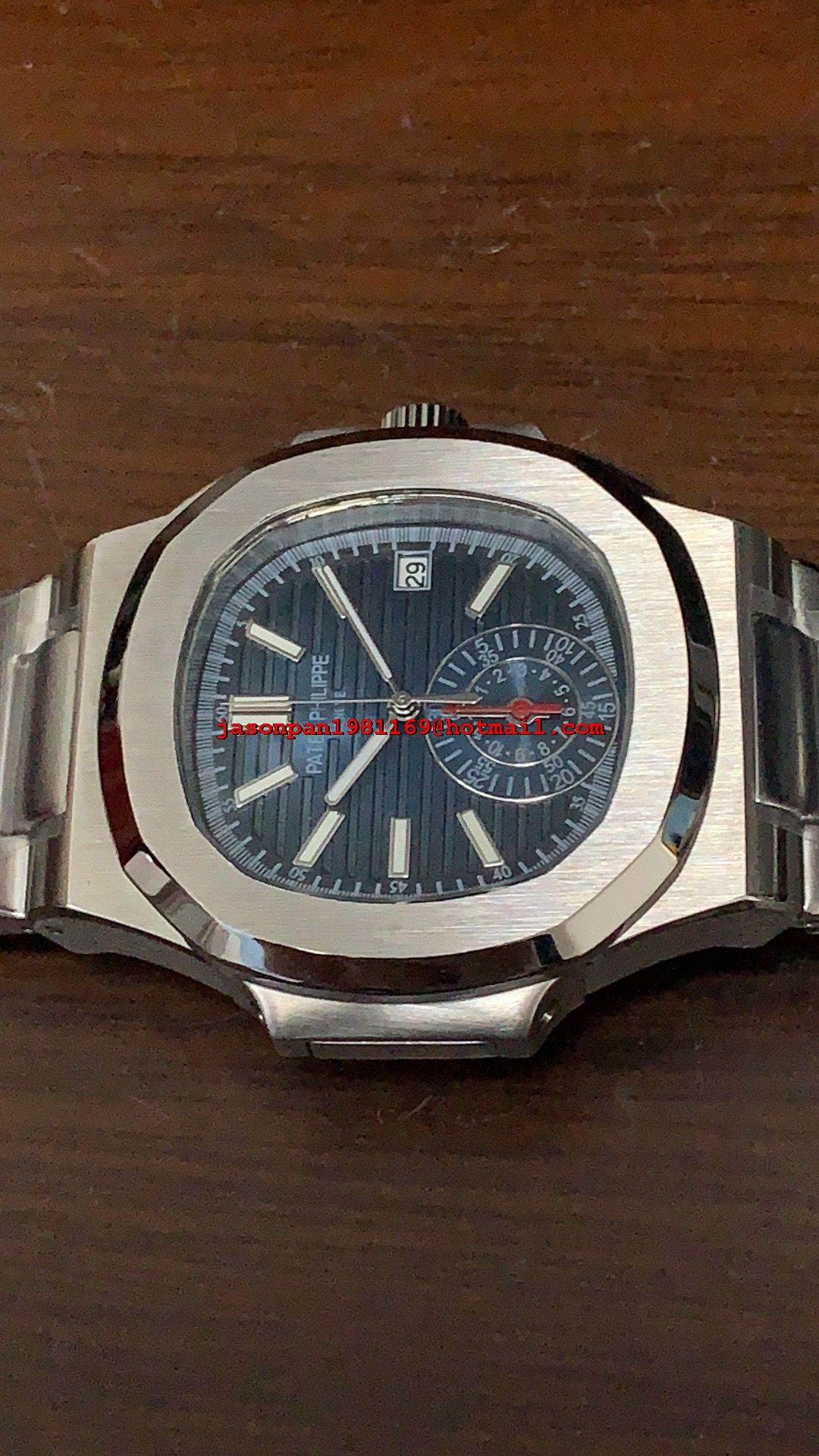 patek philippe blue face nautilus